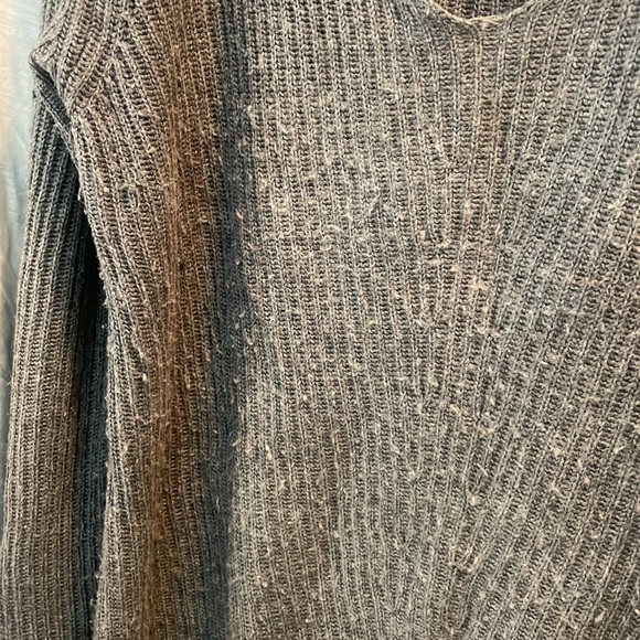Deep V Cashmere Wool Blend Sweater - Picture 5 of 6